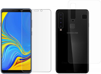 ELEF Front and Back Tempered Glass for SAMSUNG Galaxy A9 2018 Front Premium Tempered Glass Back Flexible Trink 0.3mm(Pack of 2)