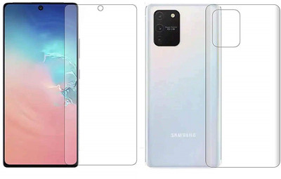ELEF Front and Back Tempered Glass for SAMSUNG Galaxy S10 Lite Front Premium Tempered Glass Back Flexible Trink 0.3mm(Pack of 2)