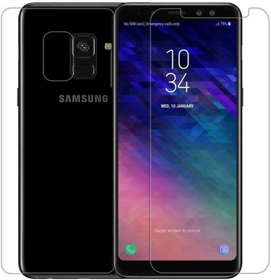 ELEF Front and Back Tempered Glass for SAMSUNG Galaxy A8(Pack of 2)