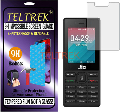TELTREK Tempered Glass Guard for JIO F50 (Flexible, Unbreakable)(Pack of 1)