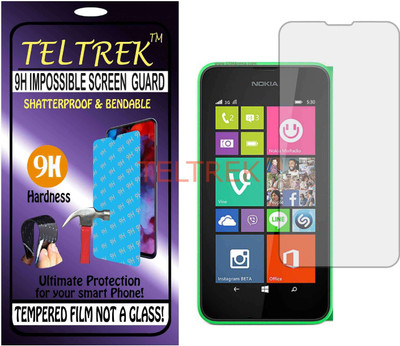 TELTREK Tempered Glass Guard for NOKIA LUMIA 530 (Flexible, Unbreakable)(Pack of 1)