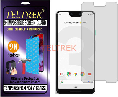 TELTREK Tempered Glass Guard for GOOGLE PIXEL 3 XL (Flexible, Unbreakable)(Pack of 1)