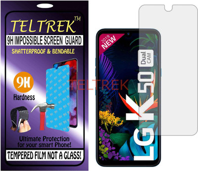 TELTREK Tempered Glass Guard for LG K50 (Flexible, Unbreakable)(Pack of 1)