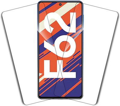 TINGTONG Tempered Glass Guard for Samsung Galaxy F62(Pack of 2)