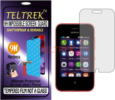 TELTREK Tempered Glass Guard for NOKIA ASHA 230 (Flexible, Unbreakable)(Pack of 1)