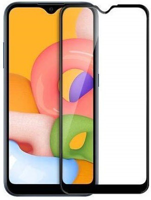 Mersal Edge To Edge Tempered Glass for Samsung Galaxy M01, (Premium Edge To Edge Full Glue Branded Glass)(Pack of 1)
