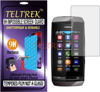 TELTREK Tempered Glass Guard for NOKIA ASHA 305 (Flexible, Unbreakable)(Pack of 1)