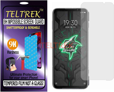 TELTREK Tempered Glass Guard for BLACK SHARK 3S (Flexible, Unbreakable)(Pack of 1)