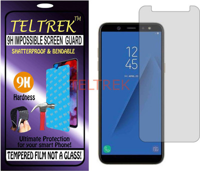 TELTREK Tempered Glass Guard for SAMSUNG A600G (GALAXY A6) (Flexible, Unbreakable)(Pack of 1)