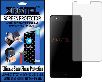 ZINGTEL Tempered Glass Guard for INTEX SELFIE (Flexible, Unbreakable)(Pack of 1)