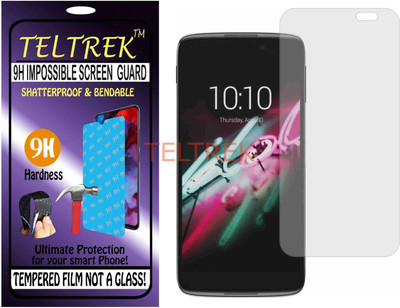 TELTREK Tempered Glass Guard for ALCATEL IDOL 3C (Flexible, Unbreakable)(Pack of 1)