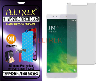 TELTREK Tempered Glass Guard for LAVA Z10 (Flexible, Unbreakable)(Pack of 1)