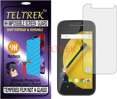 TELTREK Tempered Glass Guard for MOTOROLA MOTO E (2ND GEN) (Flexible, Unbreakable)(Pack of 1)