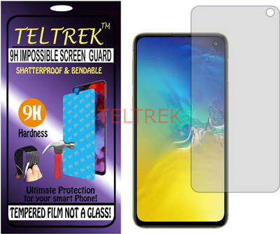 TELTREK Tempered Glass Guard for SAMSUNG S10E (Flexible, Unbreakable)(Pack of 1)