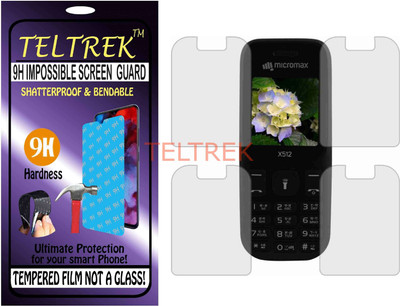 TELTREK Tempered Glass Guard for MICROMAX X512 (Flexible, Unbreakable)(Pack of 1)