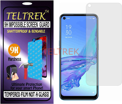 TELTREK Tempered Glass Guard for OPPO A53S (Flexible, Unbreakable)(Pack of 1)