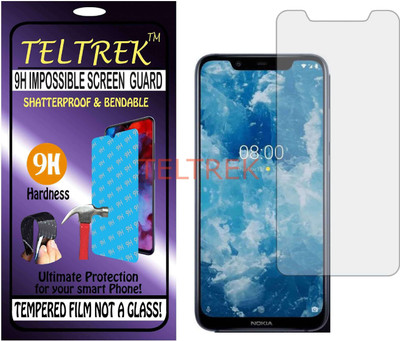 TELTREK Tempered Glass Guard for NOKIA X7 (Flexible, Unbreakable)(Pack of 1)