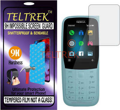 TELTREK Tempered Glass Guard for NOKIA 220 DUAL SIM (Flexible, Unbreakable)(Pack of 1)