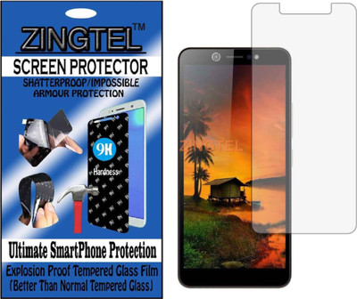 ZINGTEL Tempered Glass Guard for ITEL A44 (Flexible, Unbreakable)(Pack of 1)