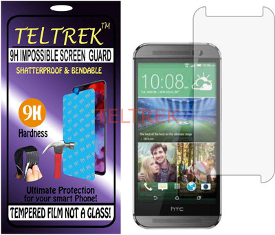 TELTREK Tempered Glass Guard for HTC ONE M8 (Flexible, Unbreakable)(Pack of 1)