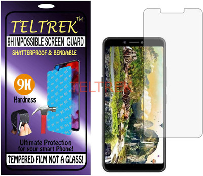 TELTREK Tempered Glass Guard for ITEL A45 (Flexible, Unbreakable)(Pack of 1)