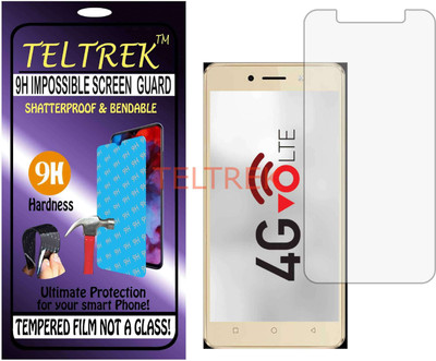 TELTREK Tempered Glass Guard for ITEL A40 (Flexible, Unbreakable)(Pack of 1)