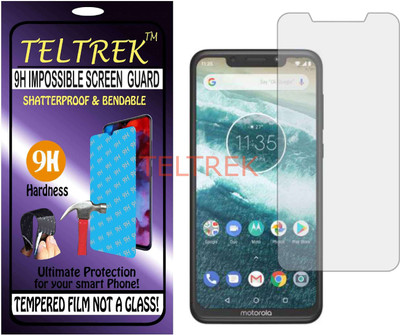 TELTREK Tempered Glass Guard for MOTOROLA MOTO ONE POWER (Flexible, Unbreakable)(Pack of 1)