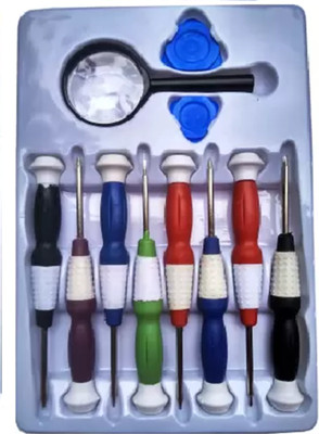 Ashma 11 in 1 Mobile and laptop Repair Kit with magnifier Precision Screwdriver Set Combination Screwdriver Set(Pack of 11)