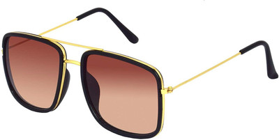 SHINEYE Rectangular Sunglasses(For Boys & Girls, Brown)