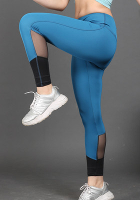 discount stretch knit leggings blue | Rang Le Churidar Western Wear Legging(Dark Blue, Brown, Solid)