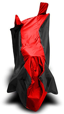 kyathat Waterproof Two Wheeler Cover for Universal For Bike(Activa, Black, Red)
