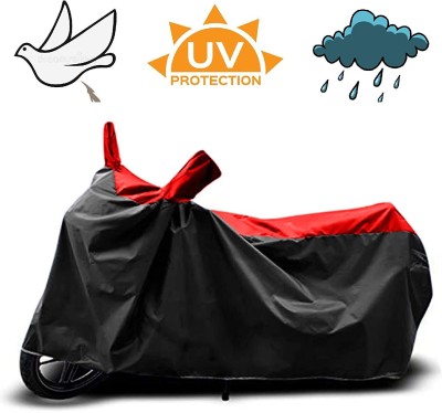 kyathat Waterproof Two Wheeler Cover for Universal For Bike(Platina 125, Black, Red)