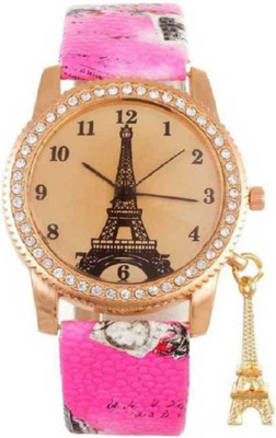 MATTRENDS Eiffell Printed Dial Stylish Trendy Paris Eilffell Tower Printed Analog Watch - For Women