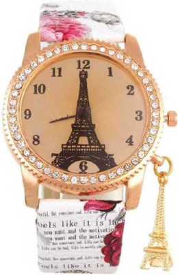 MATTRENDS Eiffell Printed Dial Stylish Trendy Paris Eilffell Tower Printed Analog Watch - For Women