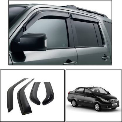 CARSHADE For Non-convertibles Front, Rear Wind Deflector(Tinted Tata Manza)