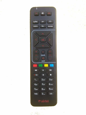 SHAILRON Astigo Compatible Remote for  Digital Set Top Box Airtel Remote Controller(Black)