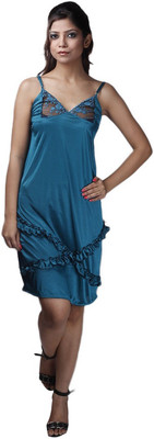 ROWENA Women Chemise(Blue)