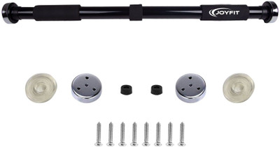 Joyfit Chin up Bar Door Way with Adjustable Size and 2 Sets of Screws for Fitness Pull-up Bar(Black)