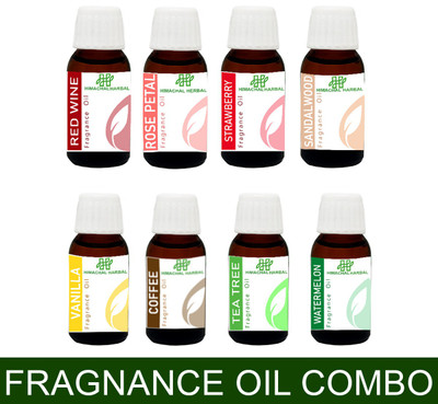 Himachal Herbal FRAGRANCE FOR SOAP MAKING AND COSMETIC HERBAL PRODUCT -8 PC 15 ml Each(120 ml)