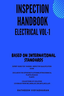 INSPECTION HANDBOOK-ELECTRICAL VOL-1(English, Paperback, Ratheesh Vidyadharan)
