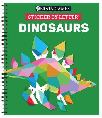 Brain Games - Sticker by Letter: Dinosaurs (Sticker Puzzles - Kids Activity Book)(English, Mixed media product, Publications International Ltd)
