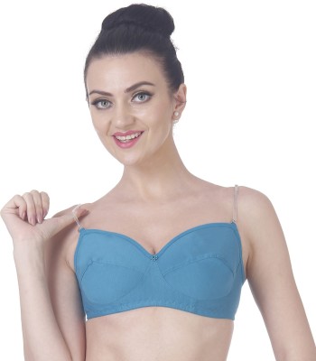 Nutex Sangini Women Full Coverage Non Padded Bra(Blue)