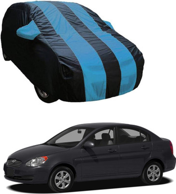 ABS AUTO TREND Car Cover For Hyundai Xcent (With Mirror Pockets)(Multicolor)