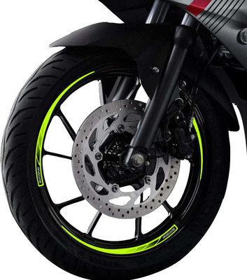 Piston Graphics Sticker & Decal for Bike(Green)