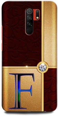 GRAFIQE Back Cover for Redmi 9 Prime M2004J191 F, F LETTER, F DESIGN, D ALPHABET, F NAME(Multicolor, Hard Case, Pack of: 1)