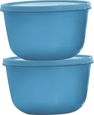 TUPPERWARE Plastic Fridge Container  - 2 L(Pack of 2, Blue)