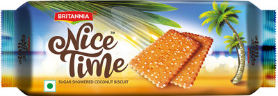 BRITANNIA Nice Time Coconut Cookies Biscuit(136.5 g)