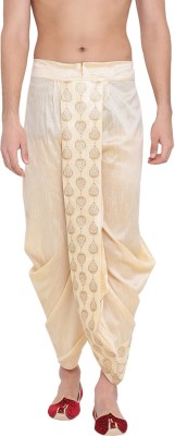 VASTRAMAY Embroidered, Self Design Men Dhoti