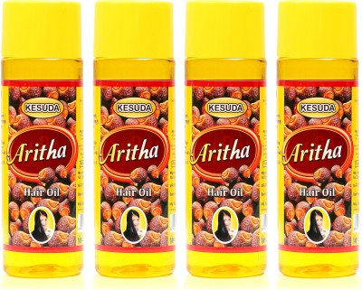 KESUDA Premium Aritha hair oil (500*4) Hair Oil(2 L)