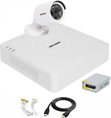 HIKVISION 4 Channal TURBO HD DVR 1080p 1Pcs,Outdoor Camera 2 MP 1Pcs,Power Supply 1Pcs,combo set Security Camera(4 Channel)